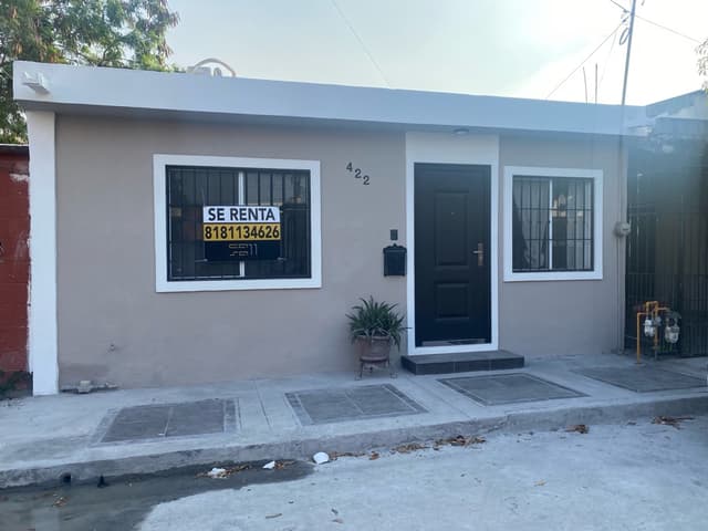 Casa en renta de una planta